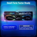 PNY GeForce RTX 5070 ARGB OC 12GB GDDR7 | VCG507012TFXXPB1-O | Triple-Fan | Blackwell | PCIe 5.0 – Image 4
