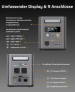 AFERIY Nomad 1800Pro Station d'énergie portable – 1024Wh LiFePO4 Générateur solaire (extensible à 5120Wh) – Image 8