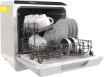 Hermitlux Mini lave-vaisselle | Lave-vaisselle de table avec réservoir d'eau 5 L & lavage à 360° (série HDW5 / HMX) - Image 13
