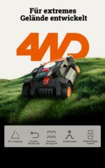 WORX Landroid Vision Cloud 4WD Robot tondeuse avec Détection d'obstacles IA, RTK-Cloud-Navigation et Automatique Cartographie – Image 3