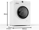 Midea Waschmaschine | Frontlader mit Inverter Quattro & A-10% Klasse (7kg / 1400 U/Min) - Image 8