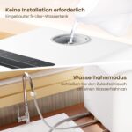 HAVA Mini-Geschirrspüler | Tischgeschirrspüler mit 5L Wassertank & 8 Programmen (TDQR07) - Image 3