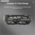 ASUS Dual Radeon RX 9060 XT 16G | DUAL-RX9060XT-16G | 16GB GDDR6 | RDNA 4 | Axial-Tech Design - Image 2