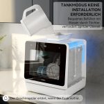 Hermitlux Mini lave-vaisselle | Lave-vaisselle de table avec réservoir d'eau 5 L & lavage à 360° (série HDW5 / HMX) - Image 7