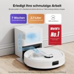 Roborock Q10 S5+ Robot aspirateur et laveur avec 10.000 Pa HyperForce-Puissance d'aspiration, VibraRise 2.0 et Station de nettoyage à vidange automatique – Image 2