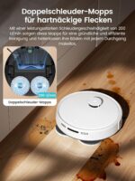 Lefant M3 et M5 Max Série de robots aspirateurs laveurs avec Navigation LiDAR dToF, station de nettoyage automatique et détection intelligente des obstacles – Image 2