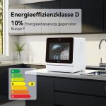 Hermitlux Mini lave-vaisselle | Lave-vaisselle de table avec réservoir d'eau 5 L & lavage à 360° (série HDW5 / HMX) - Image 4