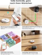 Lefant M3 et M5 Max Série de robots aspirateurs laveurs avec Navigation LiDAR dToF, station de nettoyage automatique et détection intelligente des obstacles – Image 10