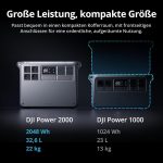DJI Power 2000 Tragbare Powerstation – 2048Wh LiFePO4 Energiespeichersystem (Erweiterbarer Solargenerator) - Image 8
