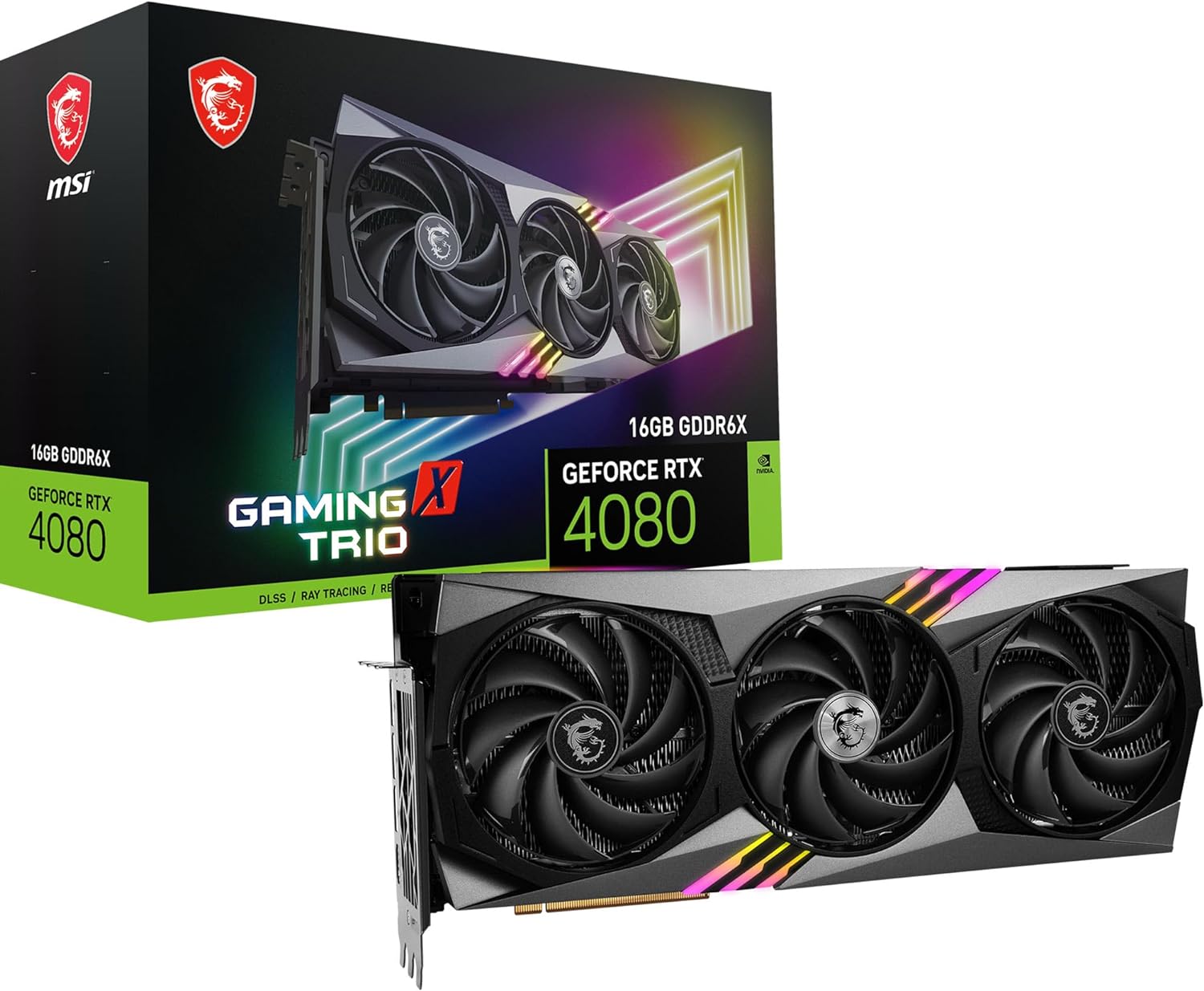 71aytYjILTL._AC_SL1500 MSI GeForce RTX 4080 16GB Gaming X Trio Grafikkarte (4719072965440) - Image 1
