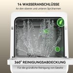 Hermitlux Mini lave-vaisselle | Lave-vaisselle de table avec réservoir d'eau 5 L & lavage à 360° (série HDW5 / HMX) - Image 6