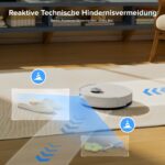 Roborock Q10 S5+ Robot aspirateur et laveur avec 10.000 Pa HyperForce-Puissance d'aspiration, VibraRise 2.0 et Station de nettoyage à vidange automatique – Image 6