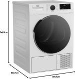 Beko DHC Sèche-linge pompe à chaleur | 7 kg - 9 kg | Tambour AquaWave | Hygiene+ | Classe A++ / C - Image 4