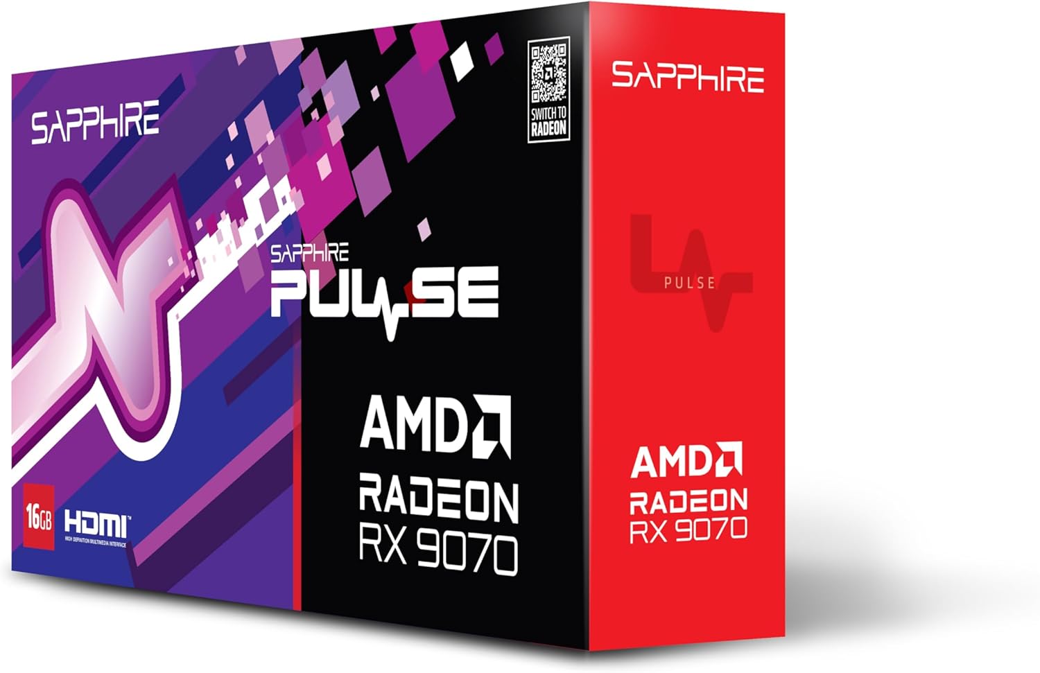71qKrcYMMmL._AC_SL1500 Sapphire PULSE AMD Radeon RX 9070 16GB GDDR6 | 11349-03-20G | RDNA 4 | PCIe 5.0 | Dual-X Kühlung – Image 1