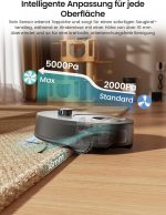 Lefant M330 Serie Saug- und Wischroboter mit dToF LiDAR-Navigation, 5.000 Pa Saugkraft und intelligenter Hinderniserkennung - Image 4