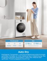 Midea MD20EH Wärmepumpentrockner | 8kg - 10kg | UV-Hygiene | Woolmark | Klasse A+++ - Image 4