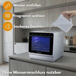 Sommertal Mini lave-vaisselle | Lave-vaisselle de table avec 5L Réservoir d'eau & Freshflow (SP9 / SP5) – Image 3