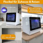 Sommertal Mini lave-vaisselle | Lave-vaisselle de table avec 5L Réservoir d'eau & Freshflow (SP9 / SP5) – Image 5
