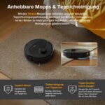 Roborock Qrevo Saug- und Wischroboter | 8.000 Pa Saugkraft, Anti-Tangle-Bürste, LiDAR-Navigation, All-in-One Station (QV 35A Set) - Image 6