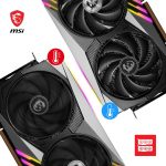 MSI GeForce RTX 4080 16GB Gaming X Trio Grafikkarte (4719072965440) - Image 3