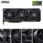 MSI GeForce RTX 5070 Ti 16G Shadow 3X OC | 16GB GDDR7 | V531-085R | Blackwell Architektur | Triple-Fan – Image 3
