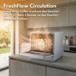 Sommertal Mini lave-vaisselle | Lave-vaisselle de table avec 5L Réservoir d'eau & Freshflow (SP9 / SP5) – Image 6