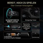 GIGABYTE Radeon RX 9060 XT Gaming OC 16G Carte graphique (Gaming OC 16G) [GV-R9070XTGAMING-16GD] – Image 3