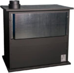 EEK Viki Cuisinière à bois – 10,5 kW – Poêle d'atelier puissant avec four & plaque de cuisson – Pour pièces jusqu'à 200 m² – Chauffage & cuisson autonomes – Design robuste avec compartiment à bois – Image 3