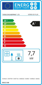 Nana IF Verso CS Plus Cuisinière à bois – 7,7 kW – Poêle à bois multifonction avec four & surface de cuisson – Classe d'efficacité énergétique A+ – Design ivoire – Écologique – Image 7