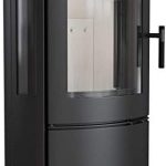 KRATKI AB Poêle à bois en acier – 8 kW, design cylindrique moderne, classe d'efficacité énergétique A
