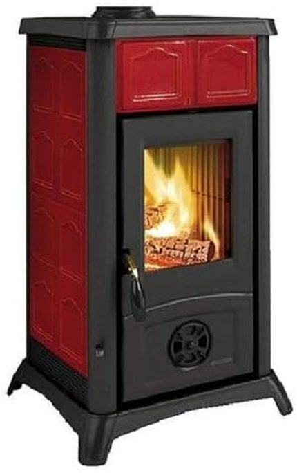 La Nordica Gemma Elegance Kaminofen – 6 kW, Bordeaux-Keramik
