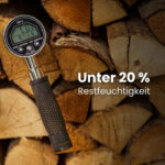 Kaminholz Breuer Bois de chauffage de hêtre premium – Palette 1 stère – Feuillus séchés en séchoir, propres & sans nuisibles pour cheminée, barbecue & poêle (bûches de 25 cm ou 30 cm au choix | Petit bois d'allumage offert) – Image 3