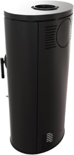 Kratki Koza AB Poêle à bois sur pied en acier – 8 kW, Design cylindrique, Classe d'efficacité énergétique A – Image 5
