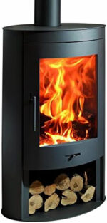 Panadero 15100 Oval Poêle à bois sur pied – 11 kW, Classe d'efficacité énergétique A+ – Image 3