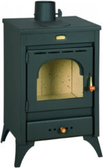 BALKAN Énergie K1 R Bois- & Poêle à charbon – 9 kW, Noir graphite, Classe d'efficacité énergétique A – Image 5