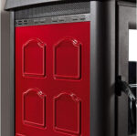 La Nordica Gemma Forno Poêle à bois – 6,5 kW, rouge bordeaux - Image 3