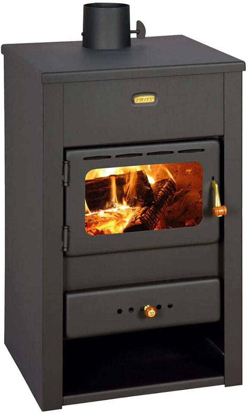 5ee83e451dd1cf771a6de65ec51a8469.jpg Prity K2 Poêle à bois – 10 kW – Poêle à bois compact & puissant – Construction robuste en acier – Classe d'efficacité énergétique A – Pour jusqu'à 154 m³ – Image 1