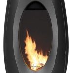 Invicta Poêle à bois en fonte – 5 kW – Poêle design moderne – Anthracite – Fonte de qualité – Économe en énergie & durable – Savoir-faire français