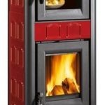 La Nordica Gemma Forno Poêle à bois – 6,5 kW, rouge bordeaux