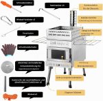 WILLOWYBE Kit sauna d'extérieur portable – Tente de sauna pliable avec poêle à bois haute efficacité - Image 6