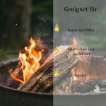 Flameup Premium Buchen-Brennholz 25 cm – Kammergetrocknet & ofenfertig (Restfeuchte < 18 %) – Naturbelassenes Kaminholz für Kamin & Ofen (180 kg bis 500 kg Großgebinde) - Image 4