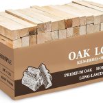 Bois de chauffage de chêne séché au four – Sans écorce – Bûches de feuillus premium pour four à pizza, cheminée & barbecue – Propre & efficace
