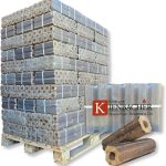 PiniKay Palette 400 kg (40 x 10 kg) – Briquettes de feuillus premium 100 % hêtre/chêne – Idéal pour cheminée, poêle & chauffage – Haut pouvoir calorifique & longue durée de braise