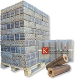 PiniKay 400 kg Palette (40 x 10 kg) – Premium Hartholz-Briketts aus reiner Buche/Eiche – Perfekt für Kamin, Ofen & Heizung – Hoher Heizwert & lange Glutdauer