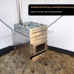 WILLOWYBE Kit sauna d'extérieur portable – Tente de sauna pliable avec poêle à bois haute efficacité - Image 9
