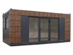 Chalet de jardin habitable 6×3 Helsinki avec fenêtres à gauche