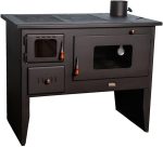 Prity 2P50 Cuisinière à bois & poêle – 16 kW, four XL, certifié BImSchV niveau II - Image 3