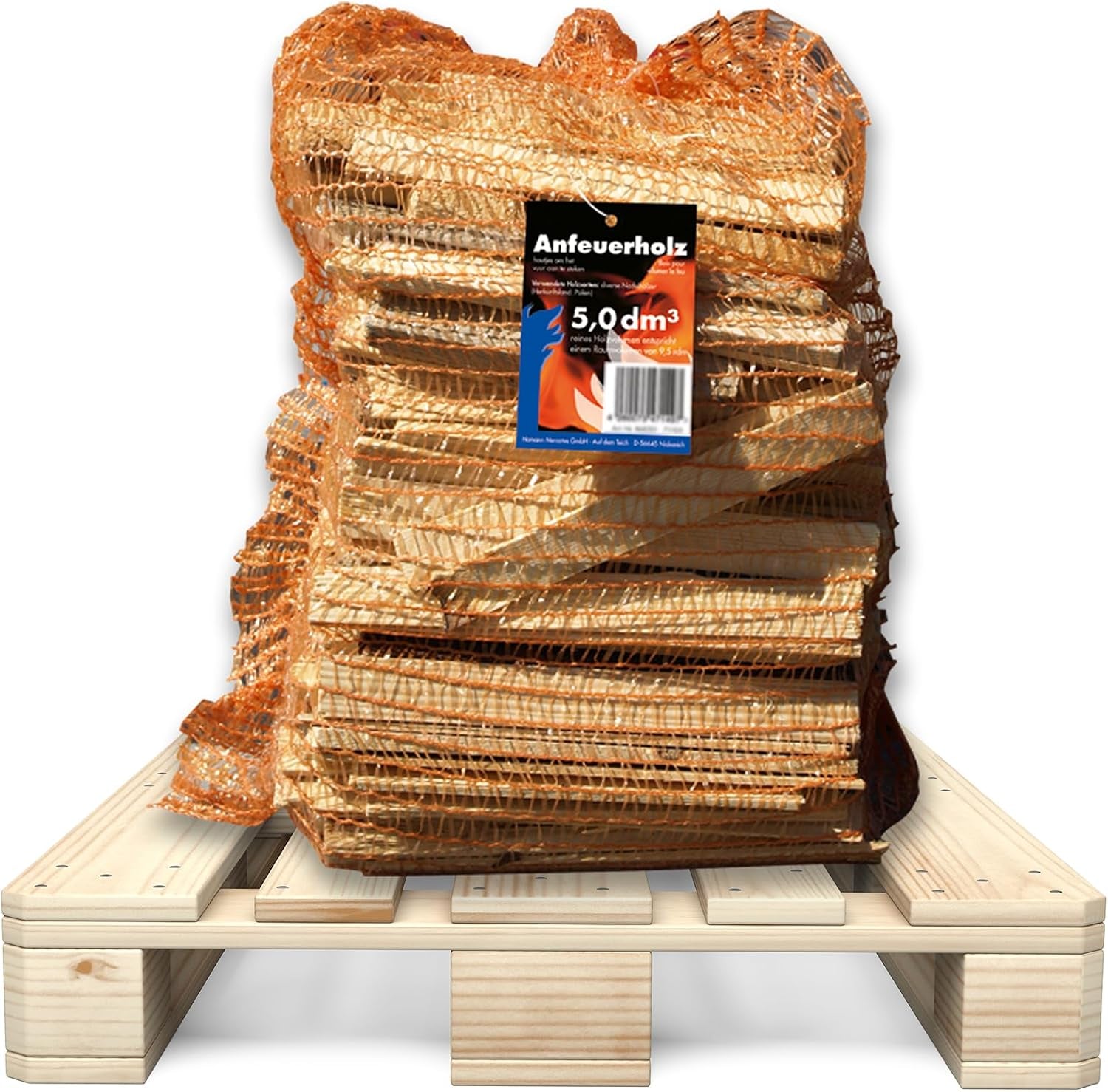 b267356c554119bef95be8e29f742ad5.jpg Petit bois d'allumage (96 filets de 3 kg) – Env. 290 kg au total – Bois de hêtre – Idéal pour allumer cheminée & poêle – Prêt à l'emploi – Image 1