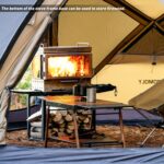 POMOLY Dweller Ultra 3 Poêle de tente en inox – Poêle de camping portable avec socle de rangement - Image 7