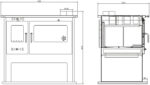 ECOfoxx Victoria Viki Lux Cuisinière à bois – 10,5 kW, noir, classe d'efficacité énergétique A - Image 4